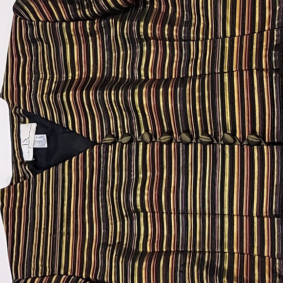 Striped Metallic Blazer - Picture 4 of 15